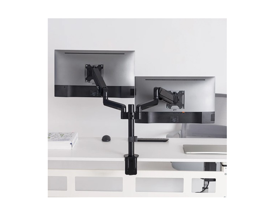 Buy Skill Tech SH48 Dual Monitor Arm – Gas Spring | in Qatar Buy Skill Tech SH48 Dual Monitor Arm – Gas Spring | in Qatar